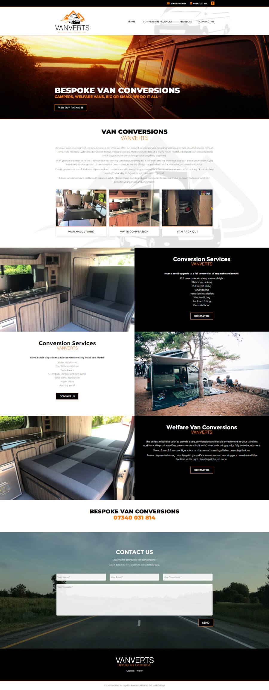 Vanverts website